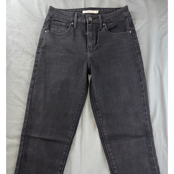 Levi's 721 High Rise Skinny Stretch Denim Jeans. Washed Black, Women's 25. GUC!! - Picture 5 of 9